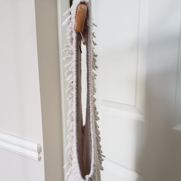 Anthropologie Women's Pilcro Cream Summit Mock Neck Textured Sweater Vest - Picture 9 of 12